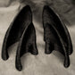 Pointed canine ear blanks, soft foam for LARP, festivals, costumes, mascots and fursuits (1 pair)