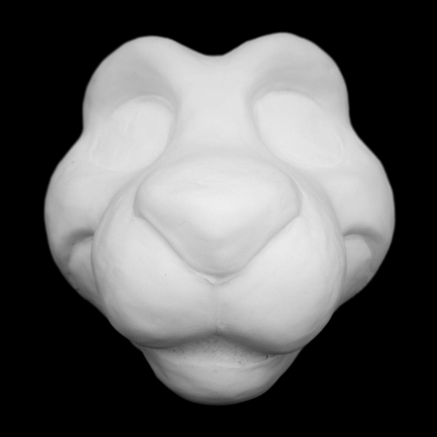 Critter soft foam head base for costumes, mascots and fursuits.