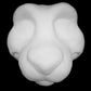 Critter soft foam head base for costumes, mascots and fursuits.
