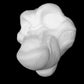 Angry canine soft foam head base for costumes, mascots and fursuits.