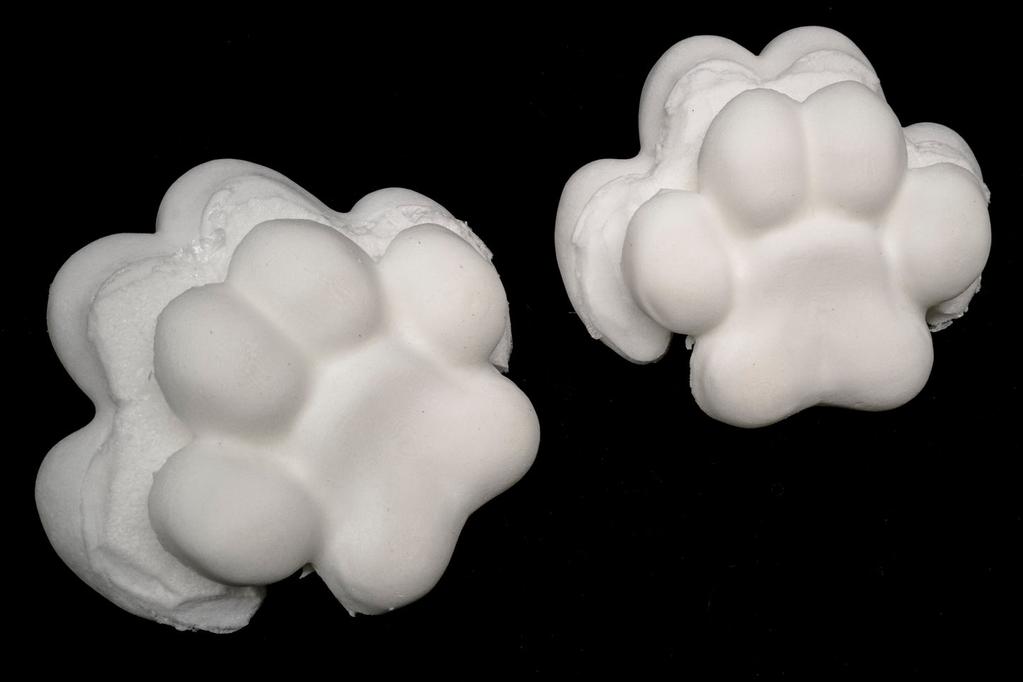 Large puffy paw pads for costumes, mascots and fursuits (One pair)