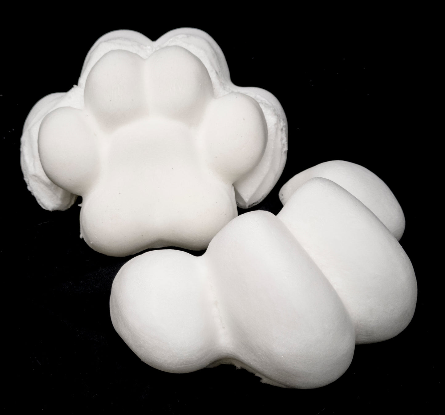 Large puffy paw pads for costumes, mascots and fursuits (One pair)