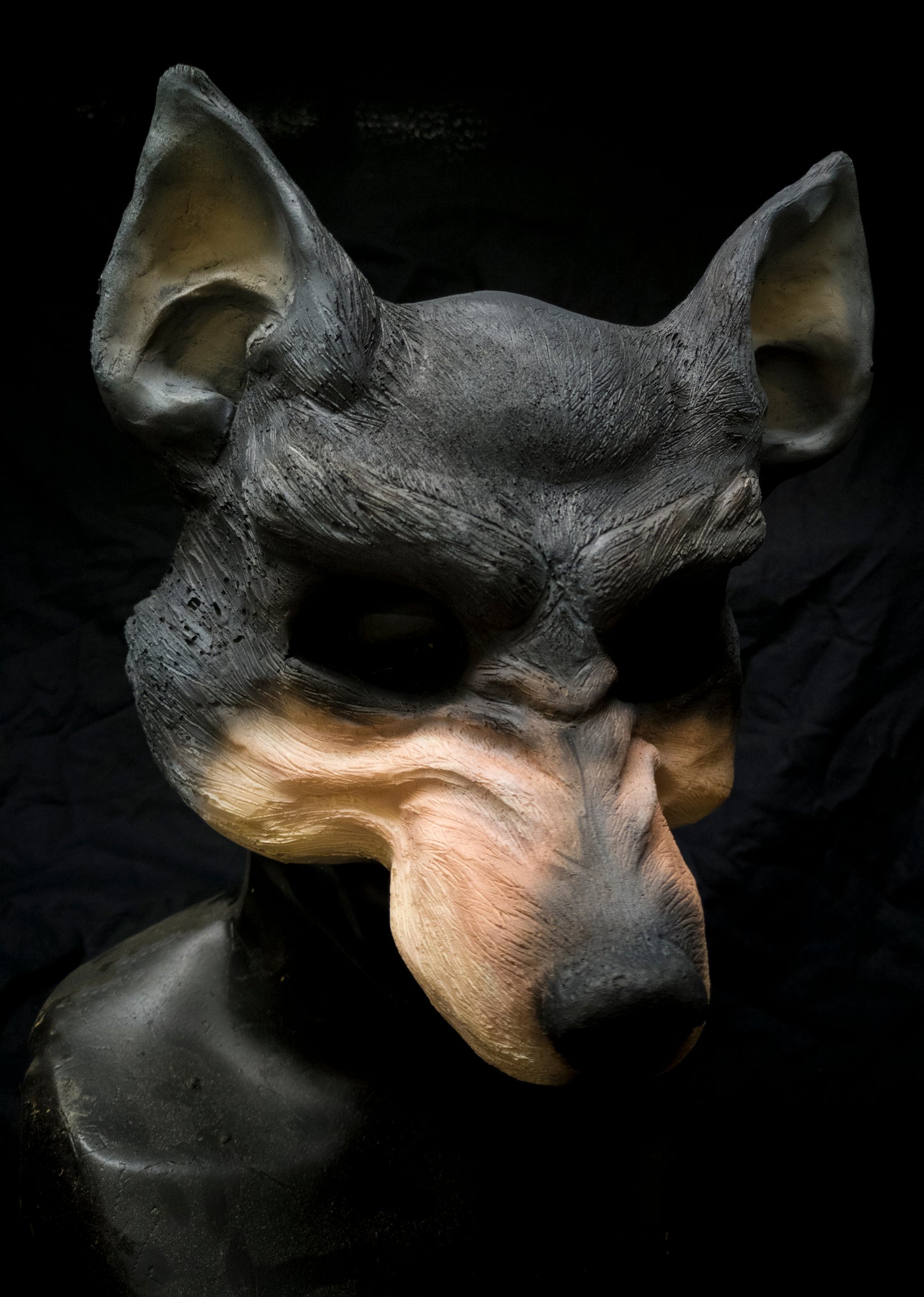 Werewolf Mask for LARP, soft foam