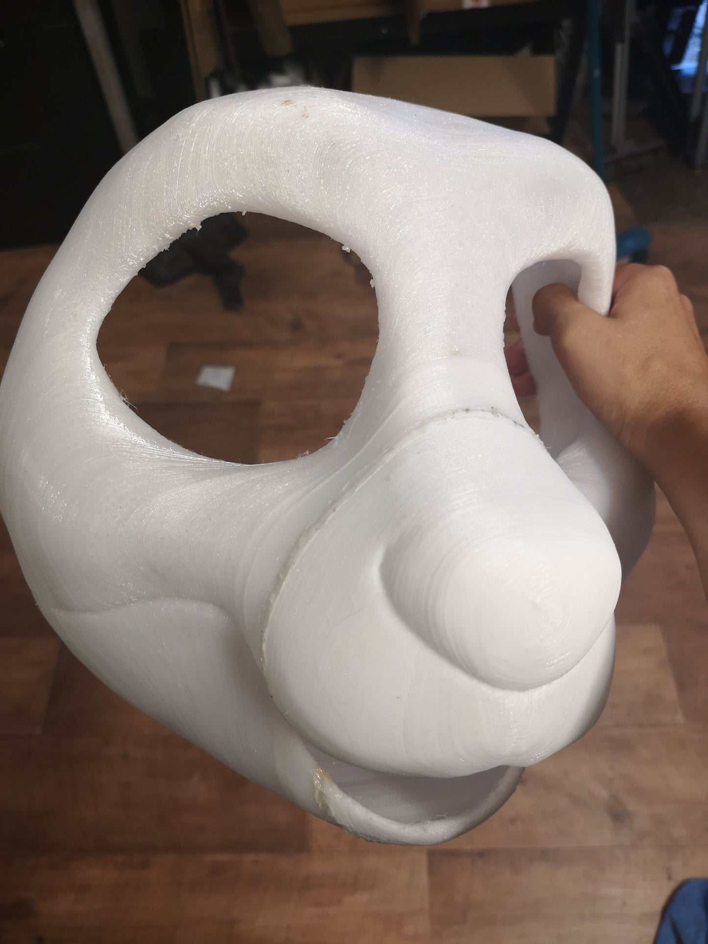 Custom Fursuit head base (Flexible print) 3D model Design and print service
