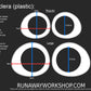 Toony eyes for costumes, (regular and large options) fursuits and mascots (1 pair) Waterproofed