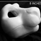 Drekkubus bundle deal: cut and carved head base, Eyes and Feet padding, for costumes mascots and fursuits.