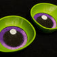 Green follow me effect toony eyes for costumes, fursuits and mascots (1 pair)(Many colours and custom painted options) Waterproof