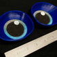Large blue toony follow me eyes for costumes, fursuits and mascots, 1 pair (Many colours and custom painted options) Waterproof