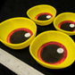 Large Yellow Toony follow me eyes for costumes, fursuits and mascots, 1 pair (Many colours and custom painted options) Waterproof
