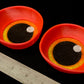 Large Orange Toony follow me eyes for costumes, fursuits and mascots, 1 pair (Many colours and custom painted options) Waterproof