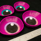 Large purple toony follow me eyes for costumes, fursuits and mascots, 1 pair (Many colours and custom painted options) Waterproof