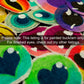Painted Buckram for Toony eyes, for costumes, fursuits and mascots (1 pair) Waterproof