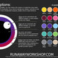 Pink follow me effect toony eyes for costumes, fursuits and mascots (1 pair)(Many colours and custom painted options) Waterproof