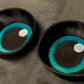Black follow me effect toony eyes for costumes, fursuits and mascots (1 pair)(Many colours and custom painted options) Waterproof