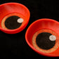 Orange follow me effect toony eyes for costumes, fursuits and mascots (1 pair)(Many colours and custom painted options) Waterproof