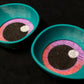 Turquoise follow me effect toony eyes for costumes, fursuits and mascots (1 pair)(Many colours and custom painted options) Waterproof