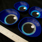 Large blue toony follow me eyes for costumes, fursuits and mascots, 1 pair (Many colours and custom painted options) Waterproof