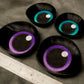 Large Black Toony follow me eyes for costumes, fursuits and mascots, 1 pair (Many colours and custom painted options) Waterproof