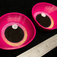 Large pink toony follow me eyes for costumes, fursuits and mascots, 1 pair (Many colours and custom painted options) Waterproof